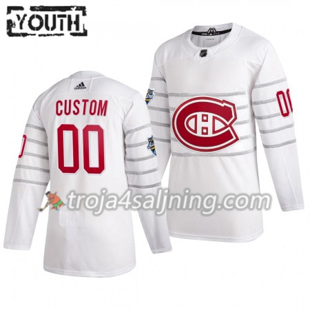 Vancouver Canucks tröja Customized Vit Adidas 2020 All-Star Authentic - NHL Tröjor Barn